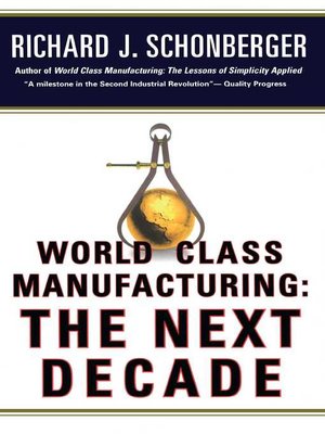 cover image of World Class Manufacturing